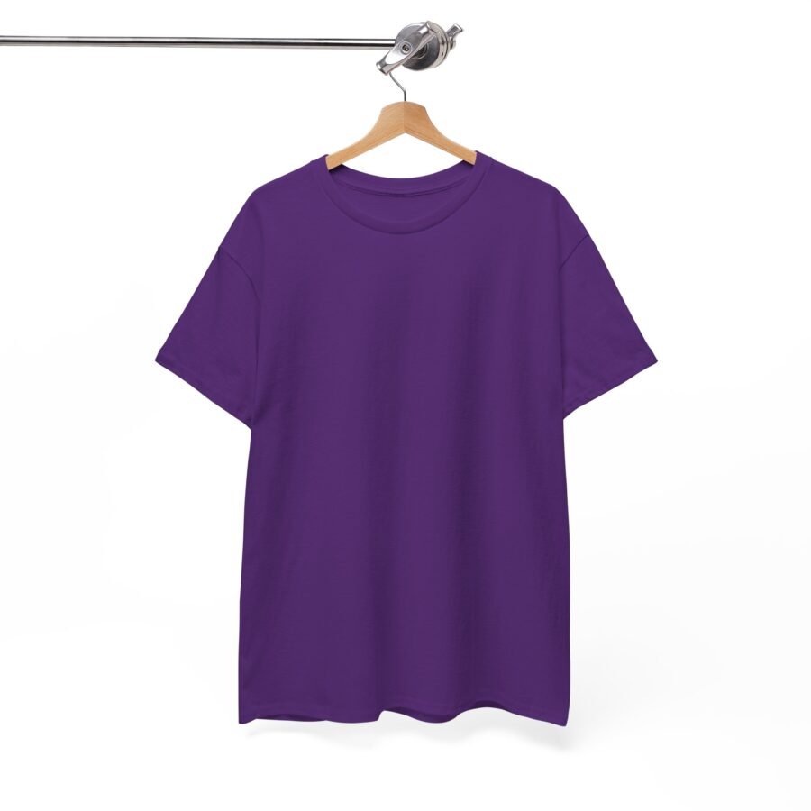 Half Sleeves Crew Neck Regular Fit Purple T-Shirt | 100% Pure Cotton 180 GSM | Kalavaasi