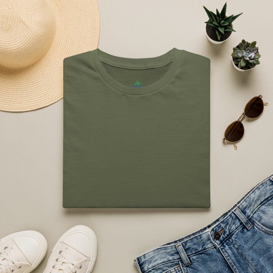 Kalavaasi Olive Green Half Sleeves T-Shirt,