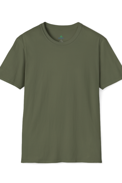 Kalavaasi Olive Green Half Sleeves T Shirt Olive Green Front