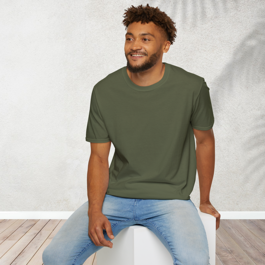 Kalavaasi Olive Green Half Sleeves T-Shirt,