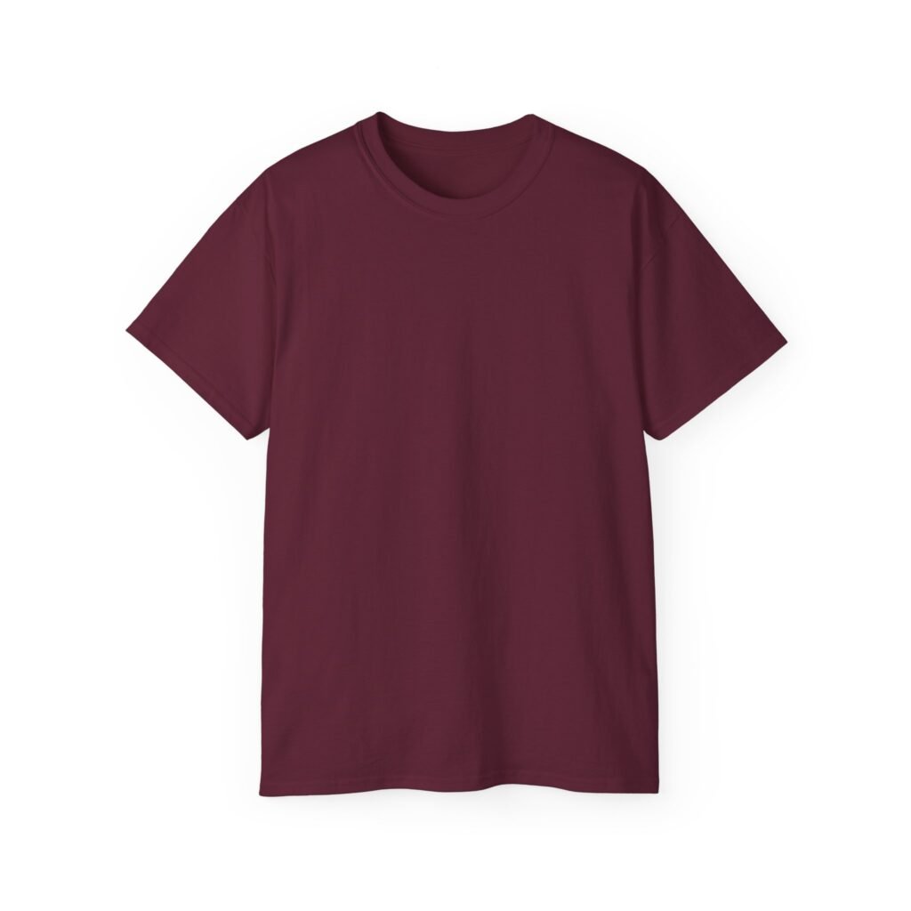 Maroon T Shirt 100 Cotton 180 GSM Kalavaasi Front