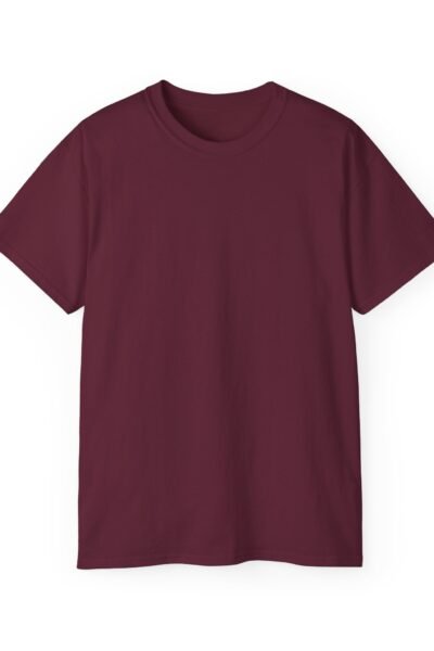 Maroon T Shirt 100 Cotton 180 GSM Kalavaasi Front