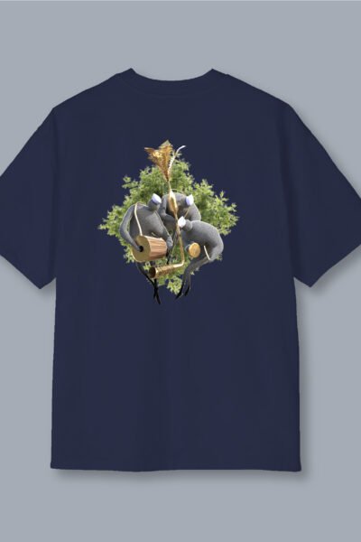 Navy Blue OverT Back