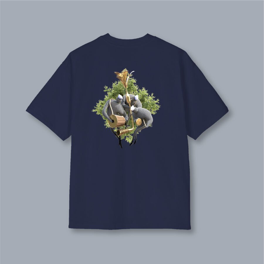 Turthal Tarpo Dance Oversized T-Shirt | Unisex Streetwear | Kalavaasi