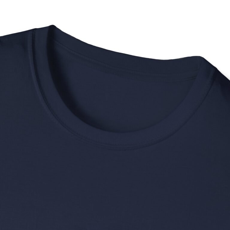 Navy Blue T Shirt 100 Cotton 180 GSM Kalavaasi Front Collar Closeup