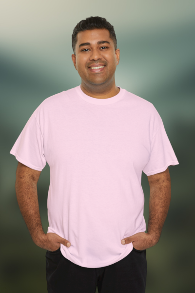 Baby Pink T-Shirt | 100% Cotton 180 GSM | Kalavaasi