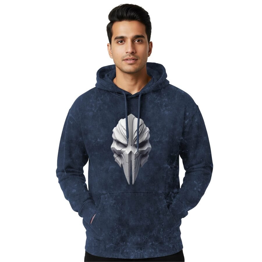 Alien Fos Acid Wash Hoodie | 300 GSM Premium Cotton Unisex Streetwear | Kalavaasi