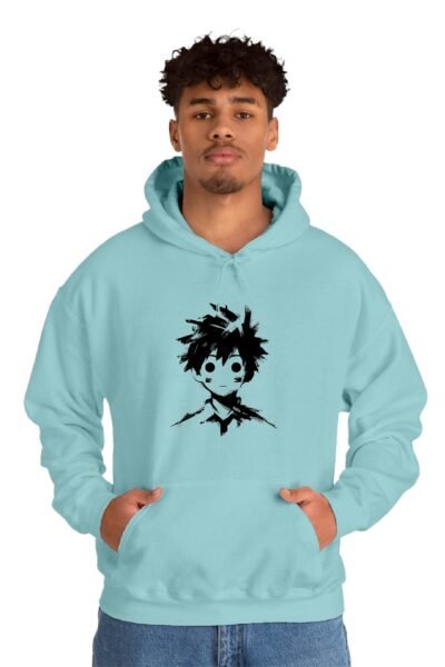 Anime Boy Essential Pullover Hoodie | 260 GSM Unisex Streetwear Hoodie | Kalavaasi