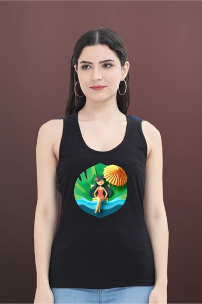 Beach leaf Tank Top