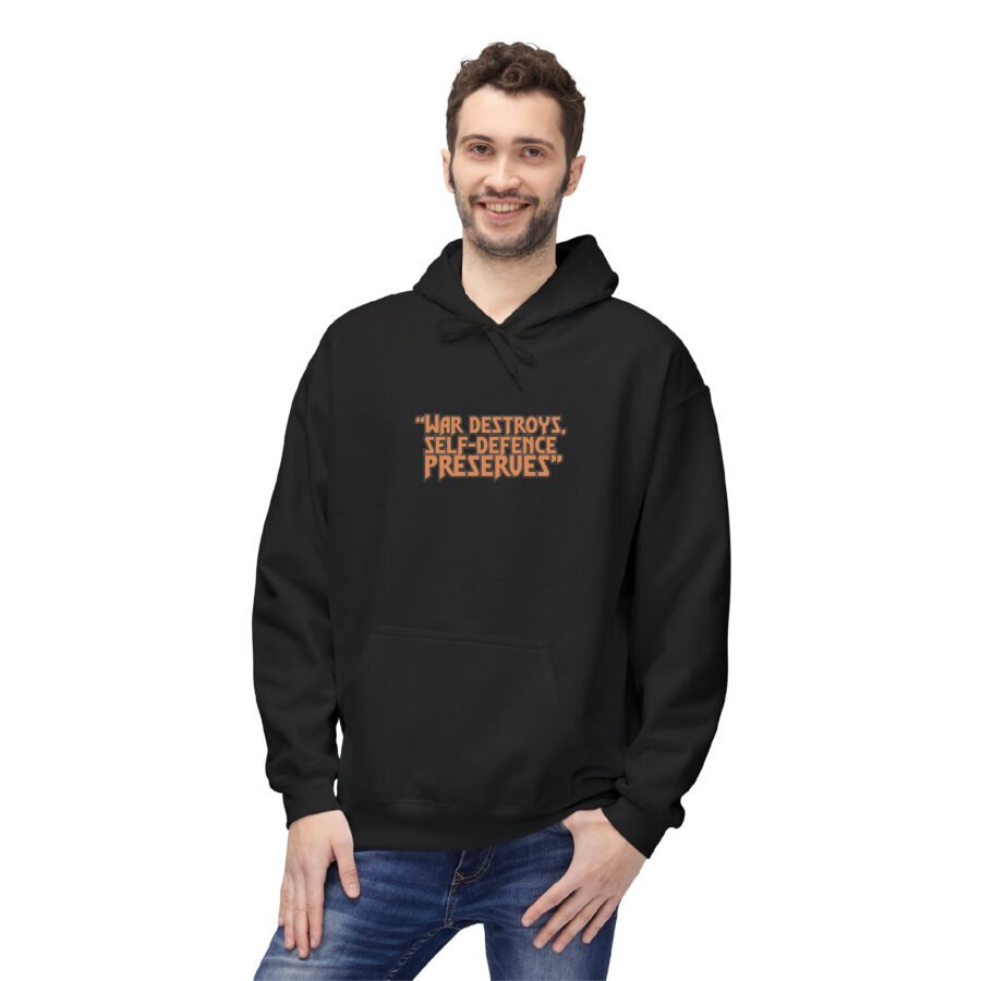 Warrior Oversized Hoodie | 400 GSM Premium Unisex Heavyweight Streetwear | Kalavaasi
