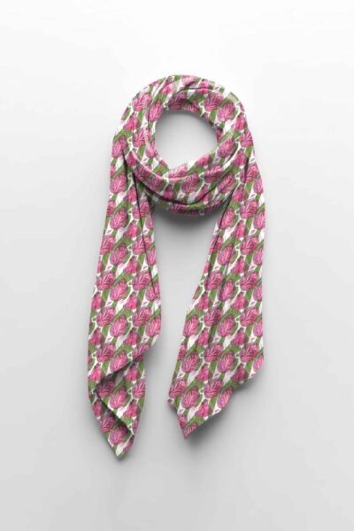 Blossom Stole – Premium Printed Stole | Kalavaasi