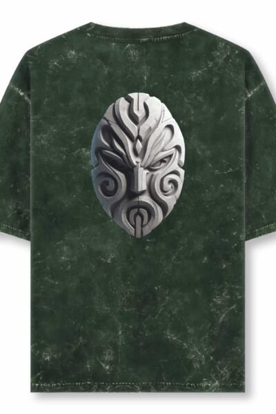 BottleGreen acid wash Uni Reg T Back