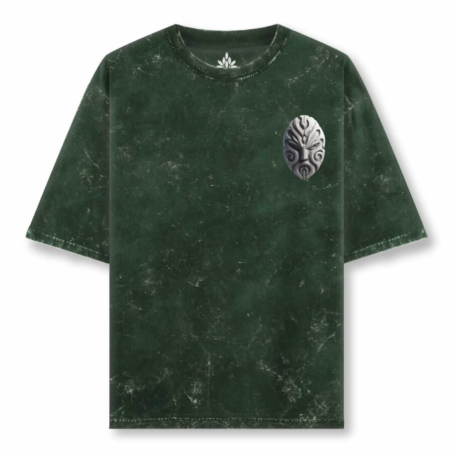 Owl warrior Acid Washed Oversized T-Shirt | Unisex Wear | Kalavaasi