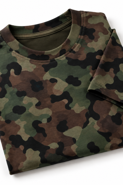 Camo Fade Acid Washed Oversized T Shirt Unisex Wear Kalavaasi 1