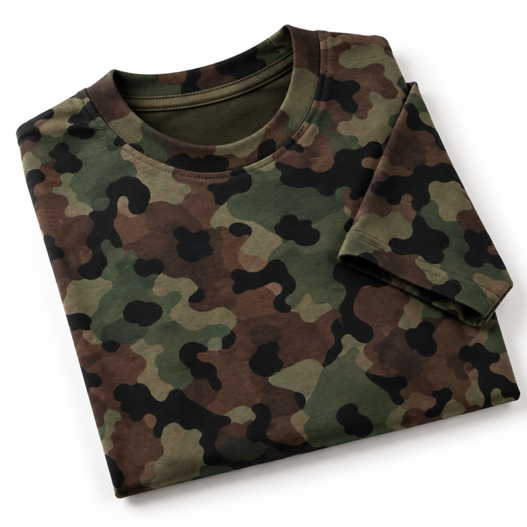 Camo Fade Acid Washed Oversized T Shirt Unisex Wear Kalavaasi 1