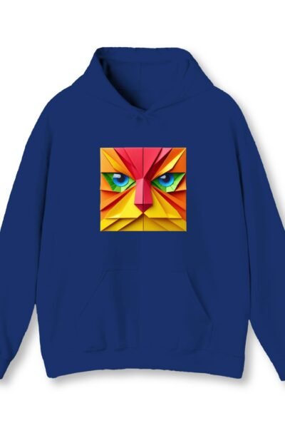 Cate Squre Royal Blue Unisex Hoodie UH24 Front