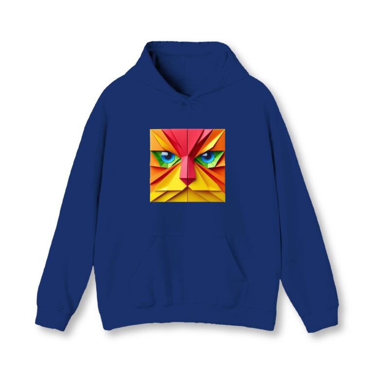 Cate Squre Royal Blue Unisex Hoodie UH24 Front