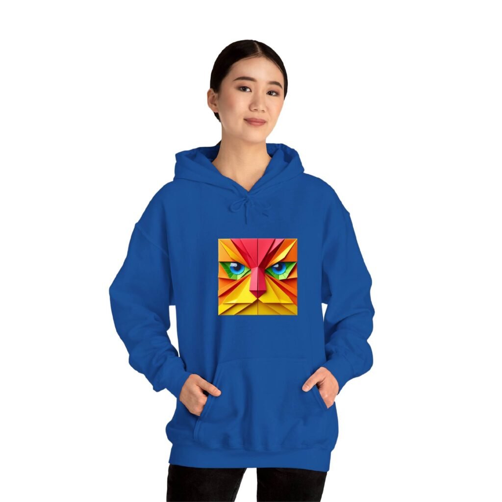 Cate Squre RoyalBlue Unisex Hoodie UH24 FeMale 1 Front