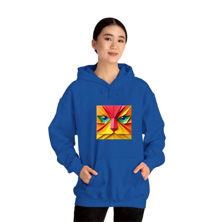 Cate Squre RoyalBlue Unisex Hoodie UH24 FeMale 1 Front