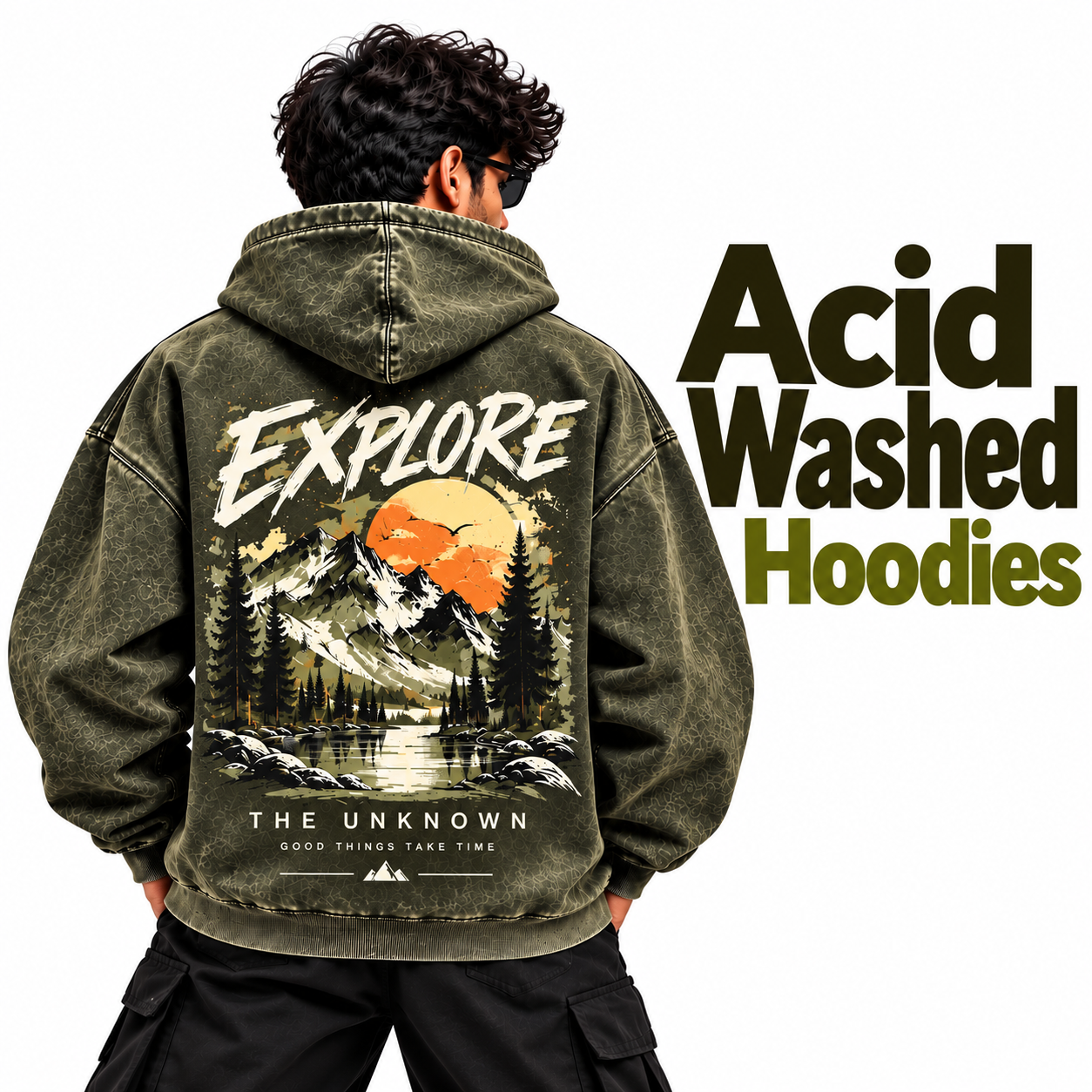 Acid Washed Oversized T-Shirt