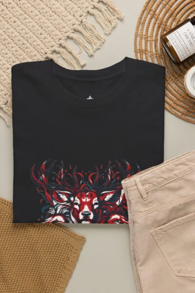 Deer Human Abstract Folded 2 1