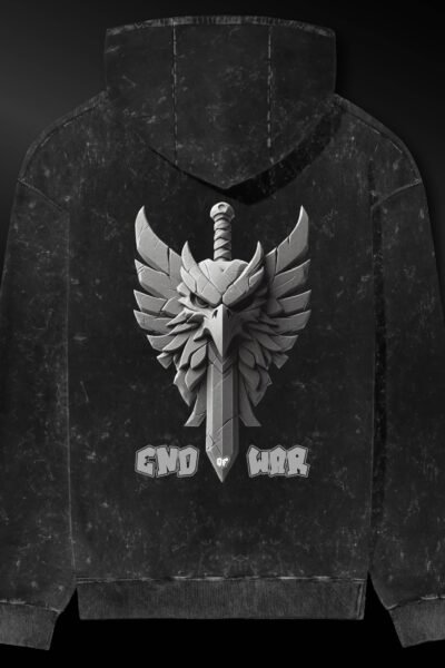 End Of War Black AW Back