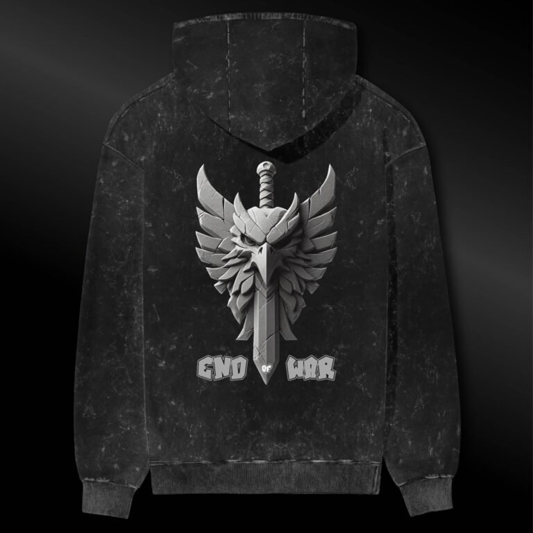 End Of War Black AW Back