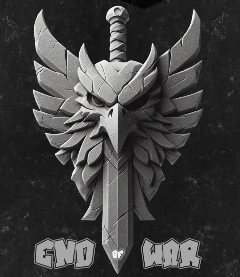 End Of War Black AW Back de