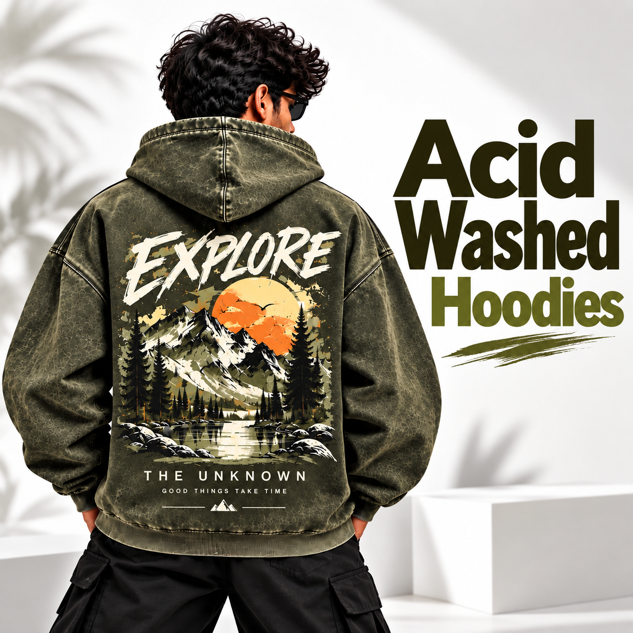 Acid Washed Oversized T-Shirt