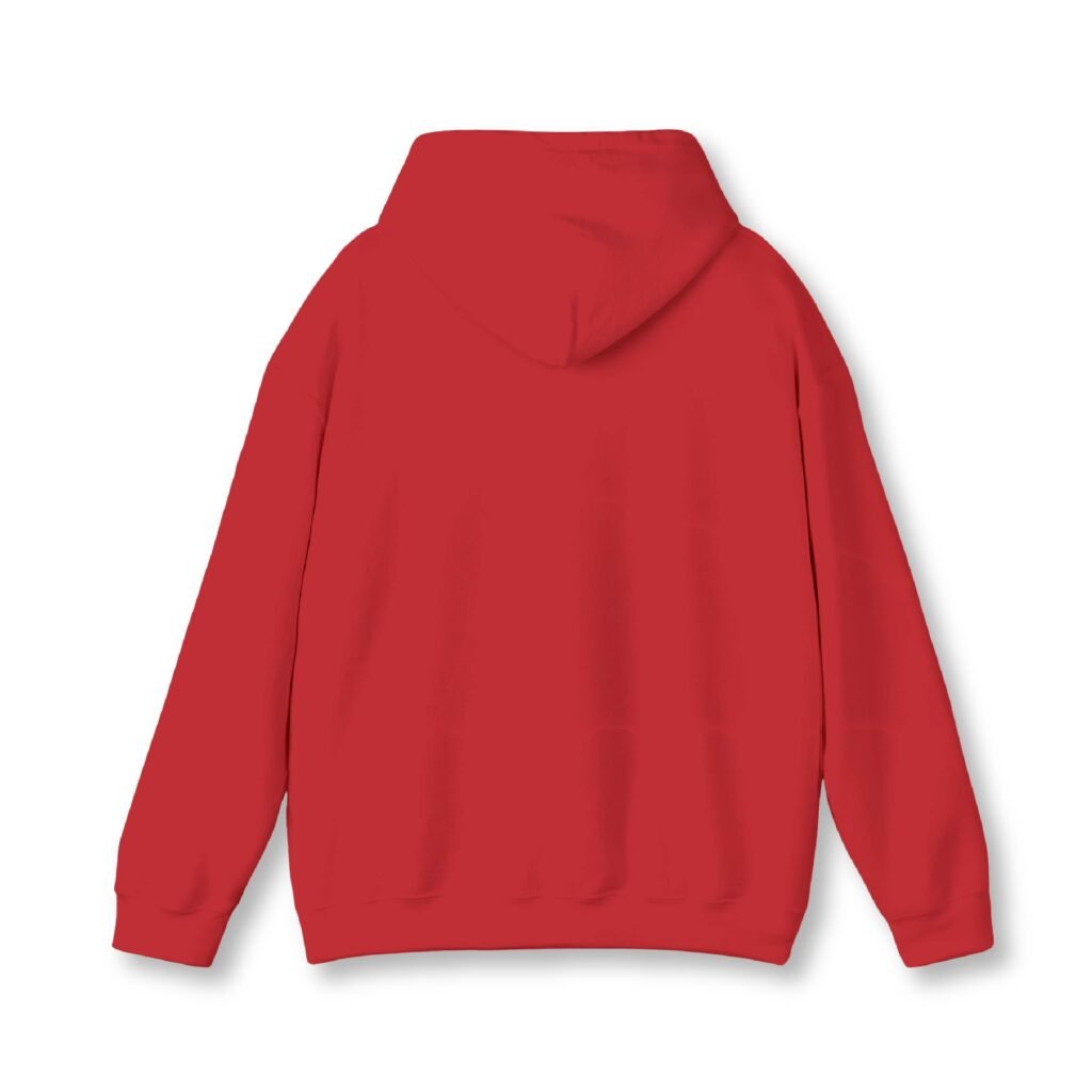 Fighter Red Unisex Hoodie UH24 Back