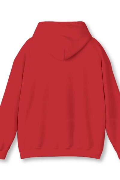 Fighter Red Unisex Hoodie UH24 Back