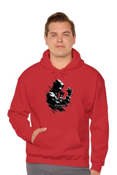 Fighter Essential Pullover Hoodie | 260 GSM Unisex Streetwear Hoodie | Kalavaasi