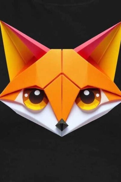Fox face Crop Top 2de