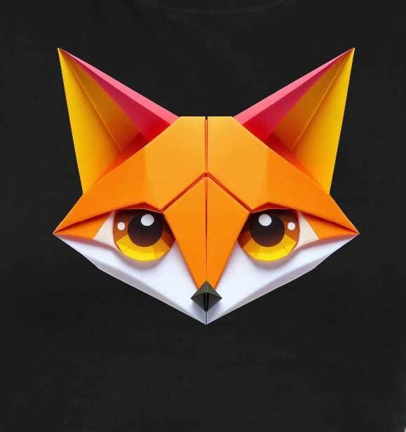 Fox face Crop Top 2de
