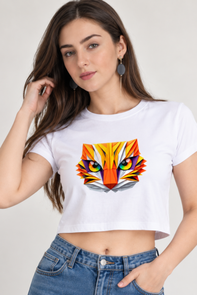 Geometric Tiger Graphic Studio Portrait