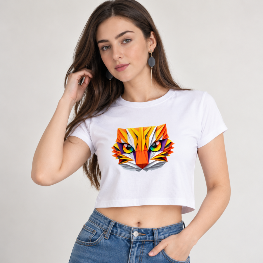 Geometric Tiger Graphic Studio Portrait