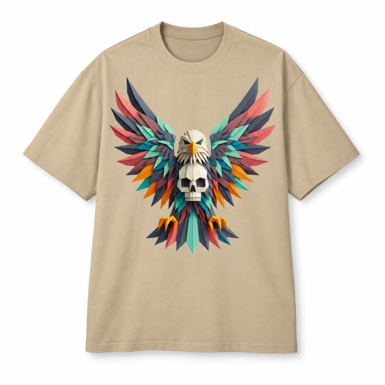 Ghost Bird Sinker Oversized T Shirt Unisex Wear Kalavaasi 6