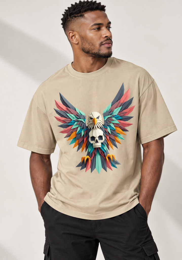 Ghost Bird Sinker Oversized T Shirt Unisex Wear Kalavaasi 7