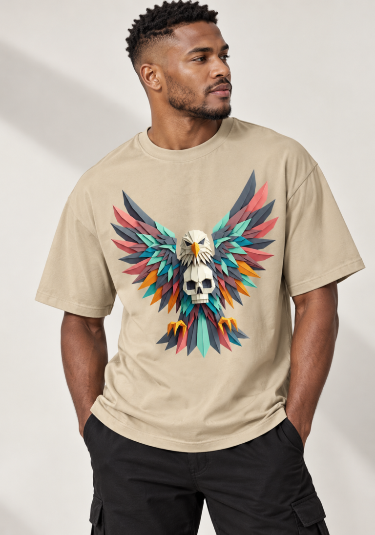Ghost Bird Sinker Oversized T Shirt Unisex Wear Kalavaasi 7
