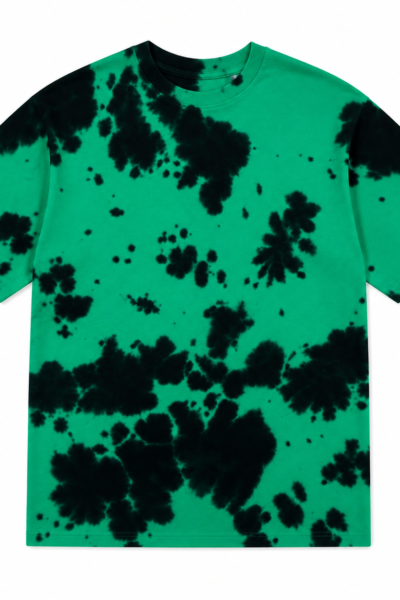 Green Black Tie Die Oversized 1 4