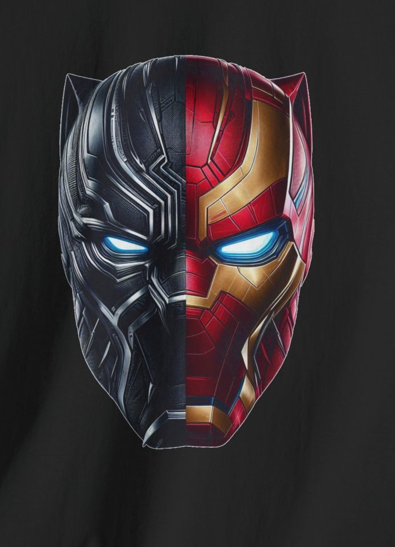 Black Panther Half Sleeves Crew Neck Regular T-Shirt | 100% Cotton 180 GSM | Kalavaasi