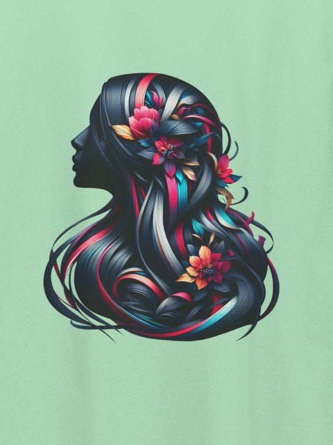 Hair Art Crew Neck Regular T-Shirt | 100% Cotton 180 GSM | Kalavaasi