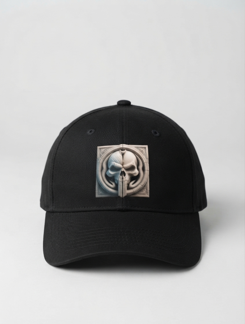 Ghost Mode Unisex Classic Baseball Cap – Cotton Drill | Kalavaasi