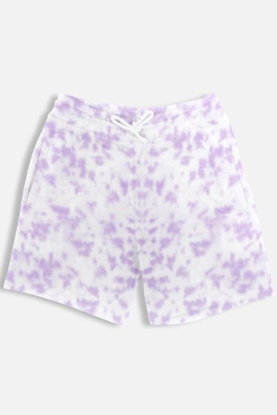 Lavendar Terry Shorts 1 2