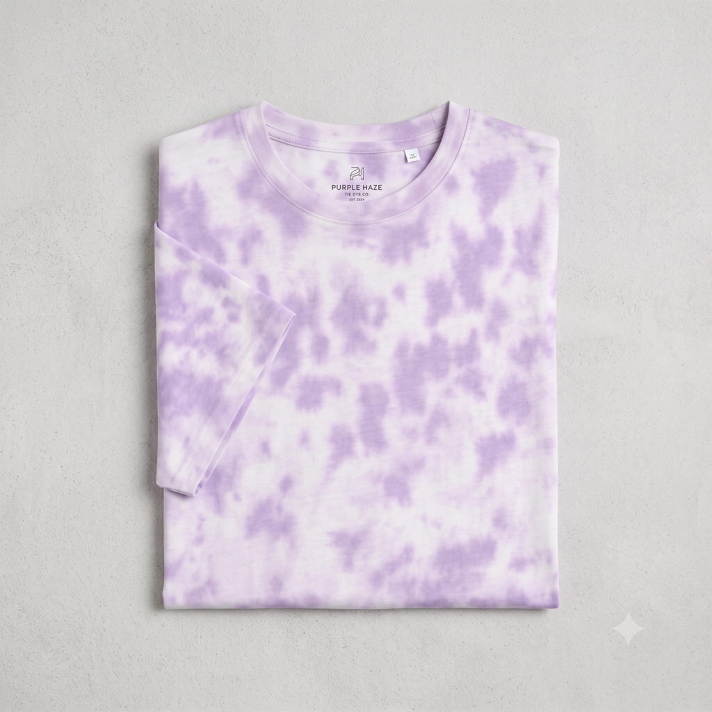 Lavendar Wash Tie Die Oversized 1 2