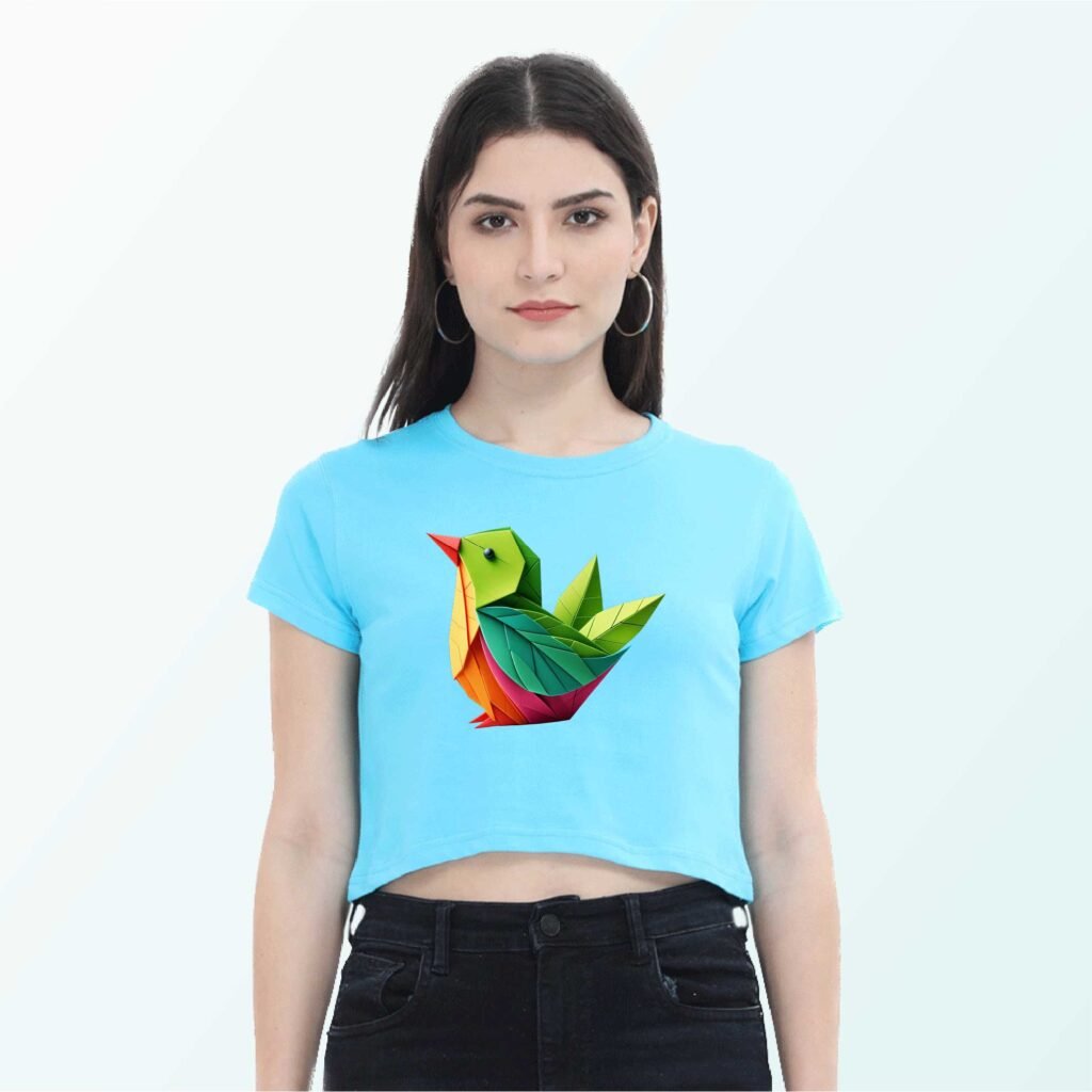 Leaf Bird Crop Top 2