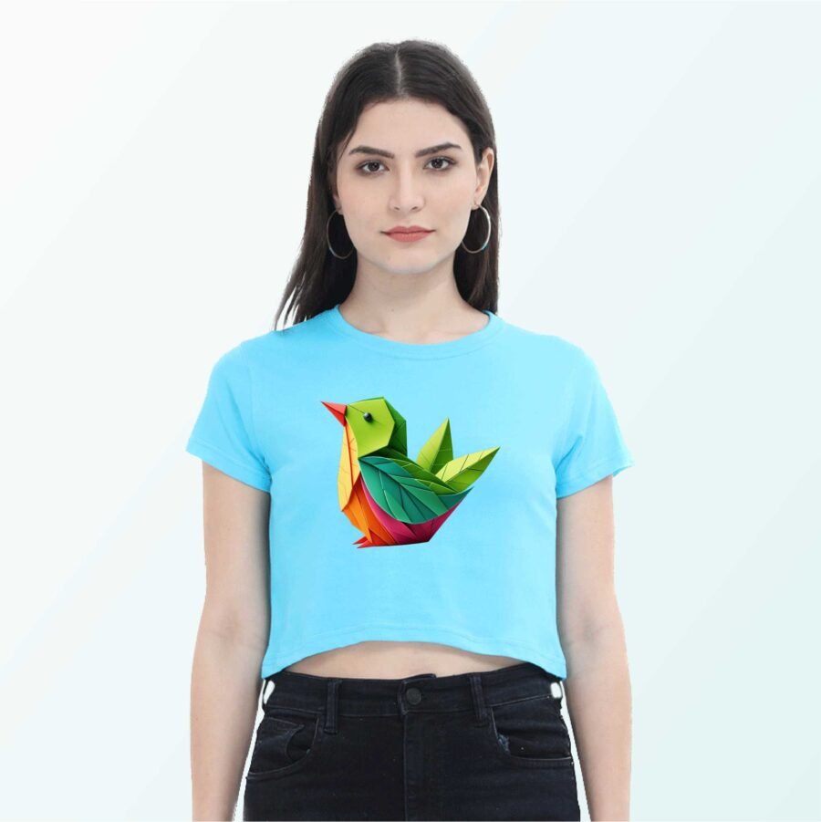 Leaf Bird Crop Top 2