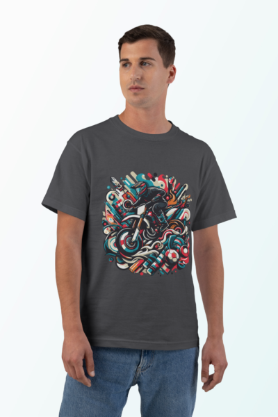 Life is Race Crew Neck Regular T-Shirt | 100% Cotton 180 GSM | Kalavaasi