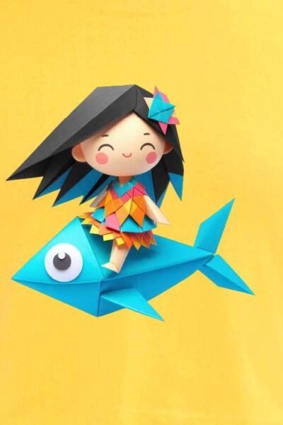 Little Fish Rider Crop Top de