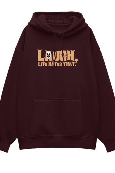 Maroon Unisex Over Hoddies UH32 Front
